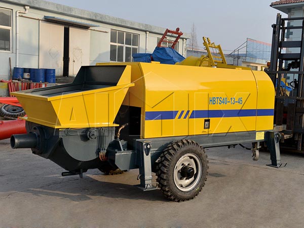 trailer concrete pump