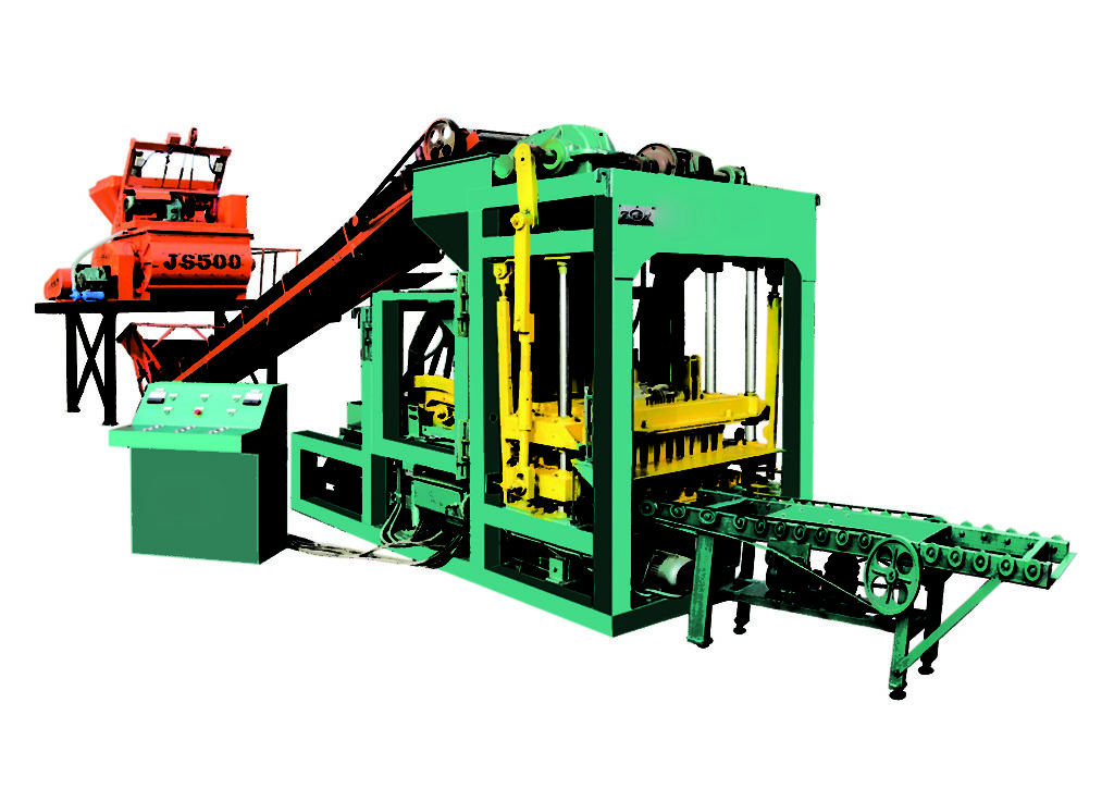 QTJ4-25 automatic concrete block machine