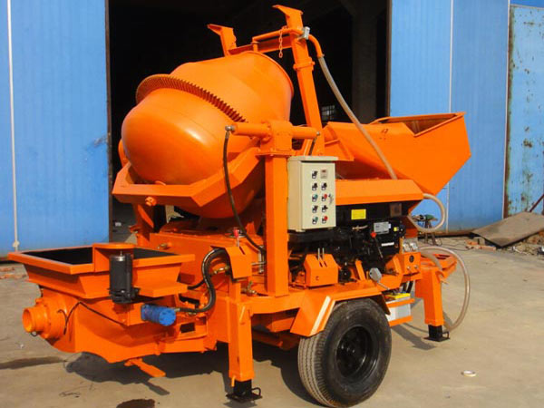 concrete mix pump