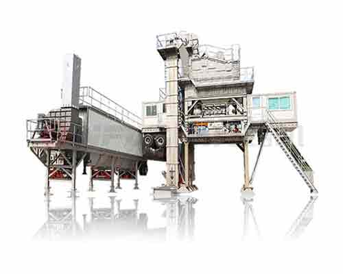 Portable asphalt mixing plant