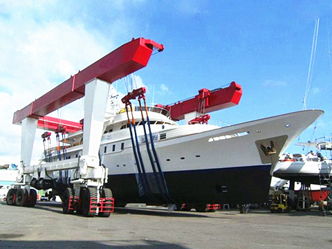 excellent marine travel lift for boat