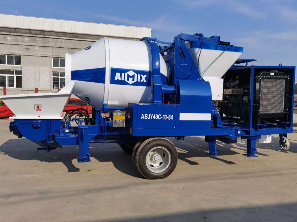 mortar concrete mixer pump