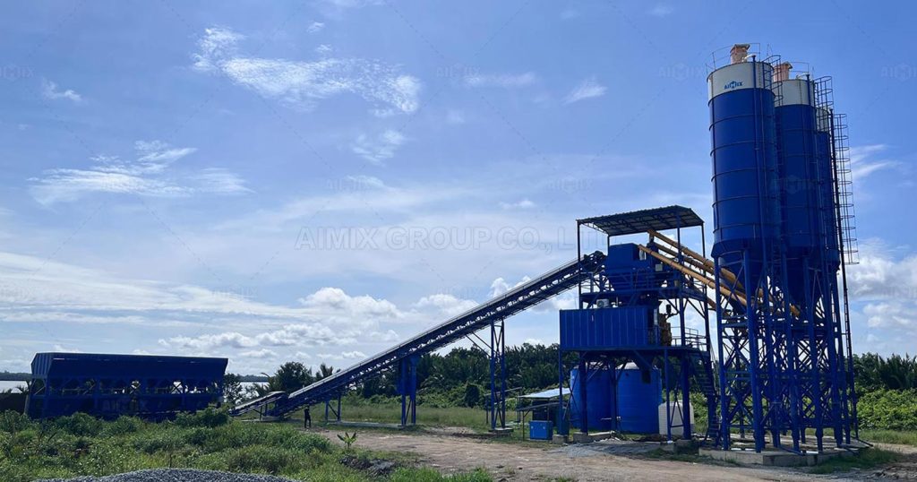 AJ90 Concrete Batch Plant for Commercial Concrete Business