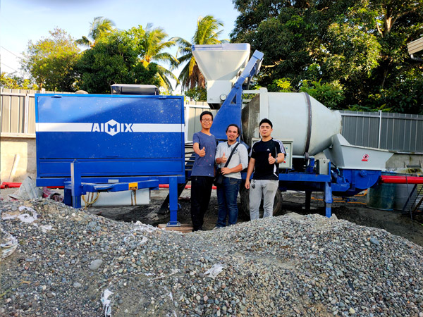 Concrete Mixer with Pump