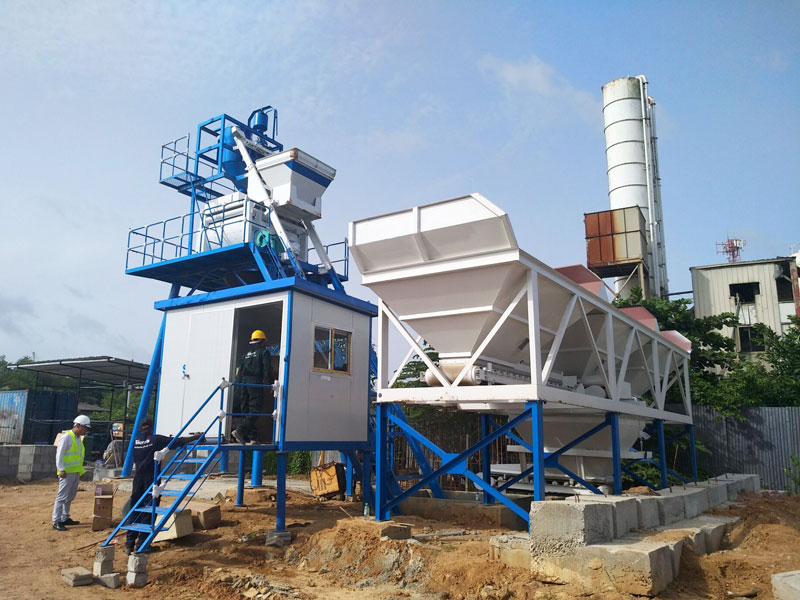 AJ 50 ready mix concrete batching plant