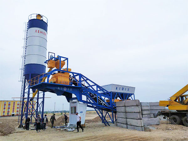 mobile ready mix plant Uzbekistan