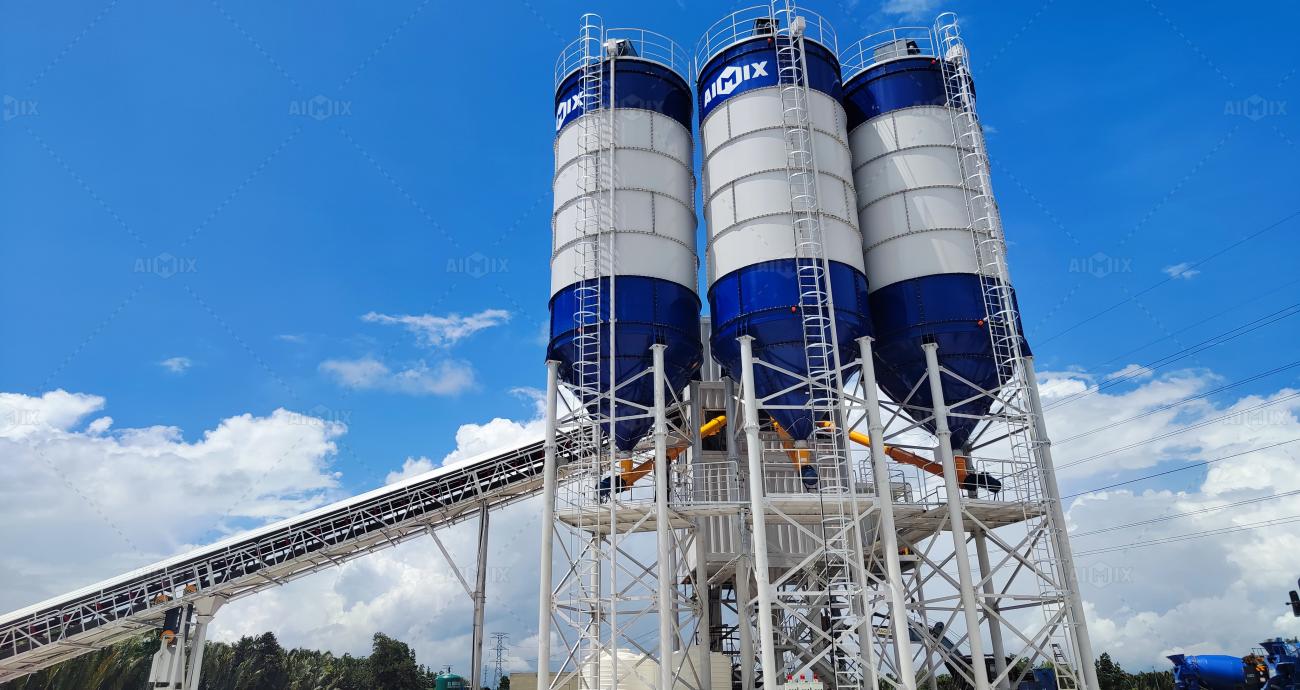 AJ180 batching concrete plant