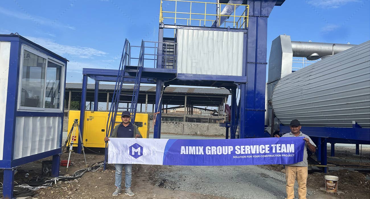 ALYT100 Mobile Asphalt Drum Mix Plant