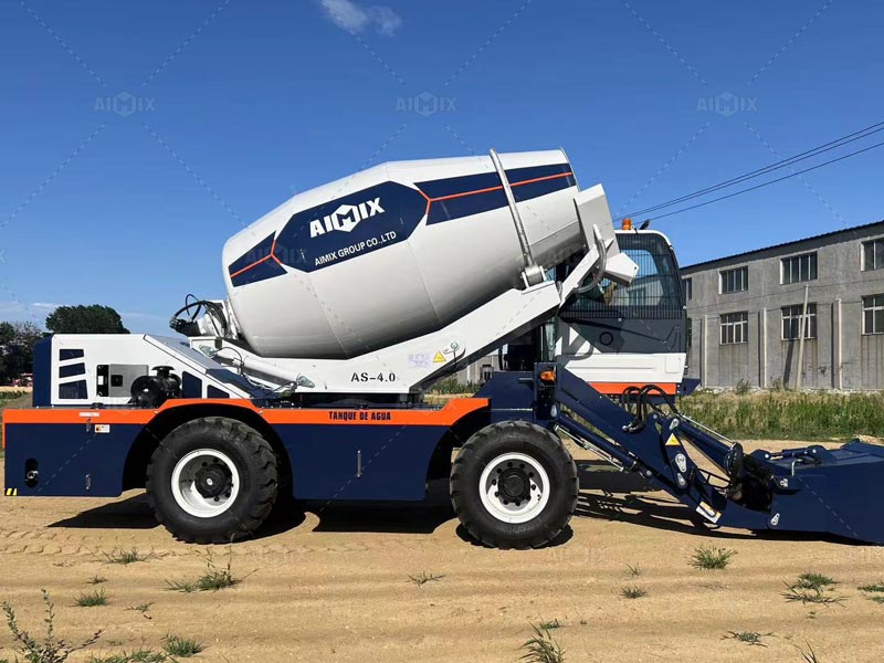 Aimix mobile concrete mixer for sale Tanzania